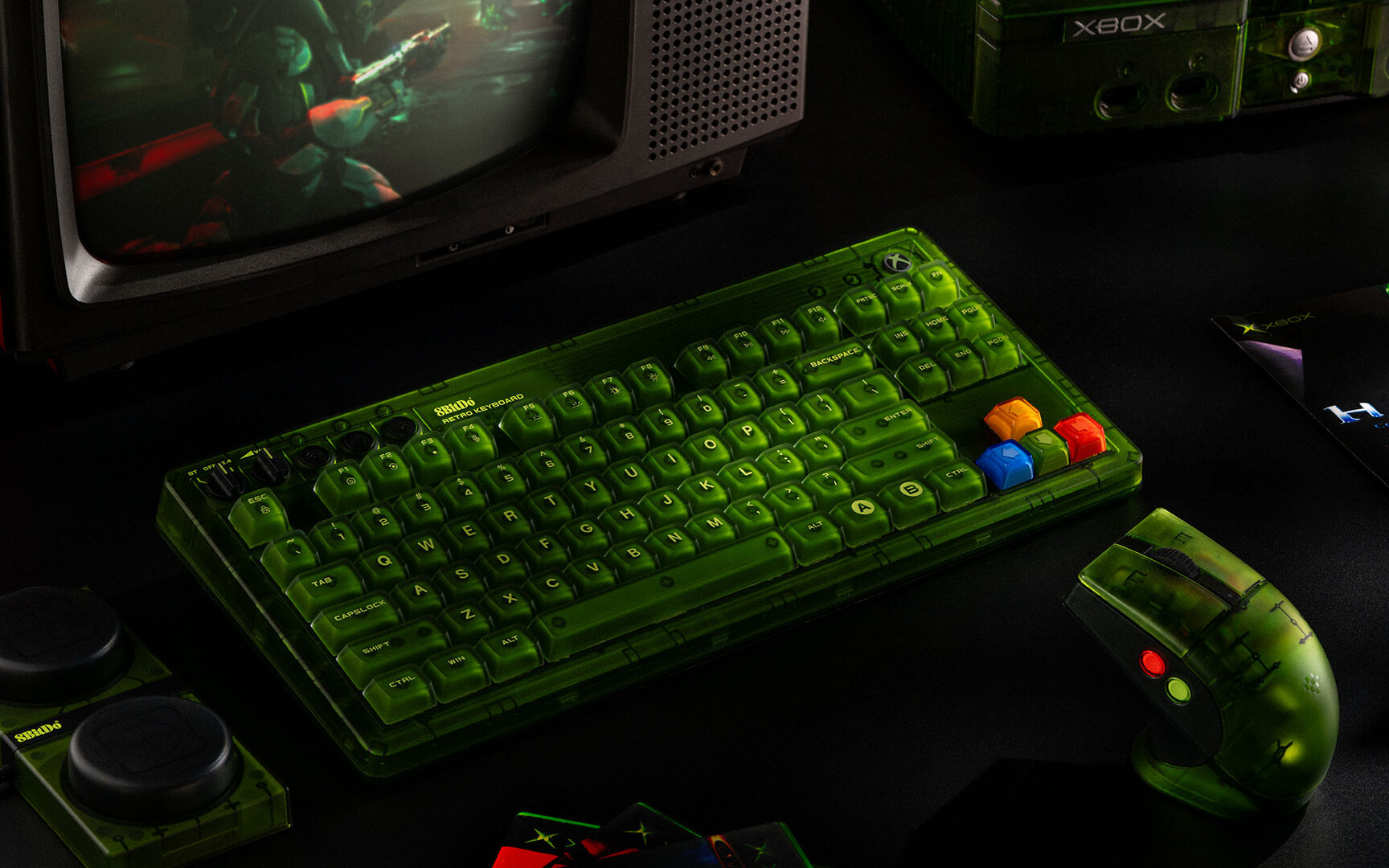 Clavier mécanique 8BitDo Retro 87 - Édition Xbox