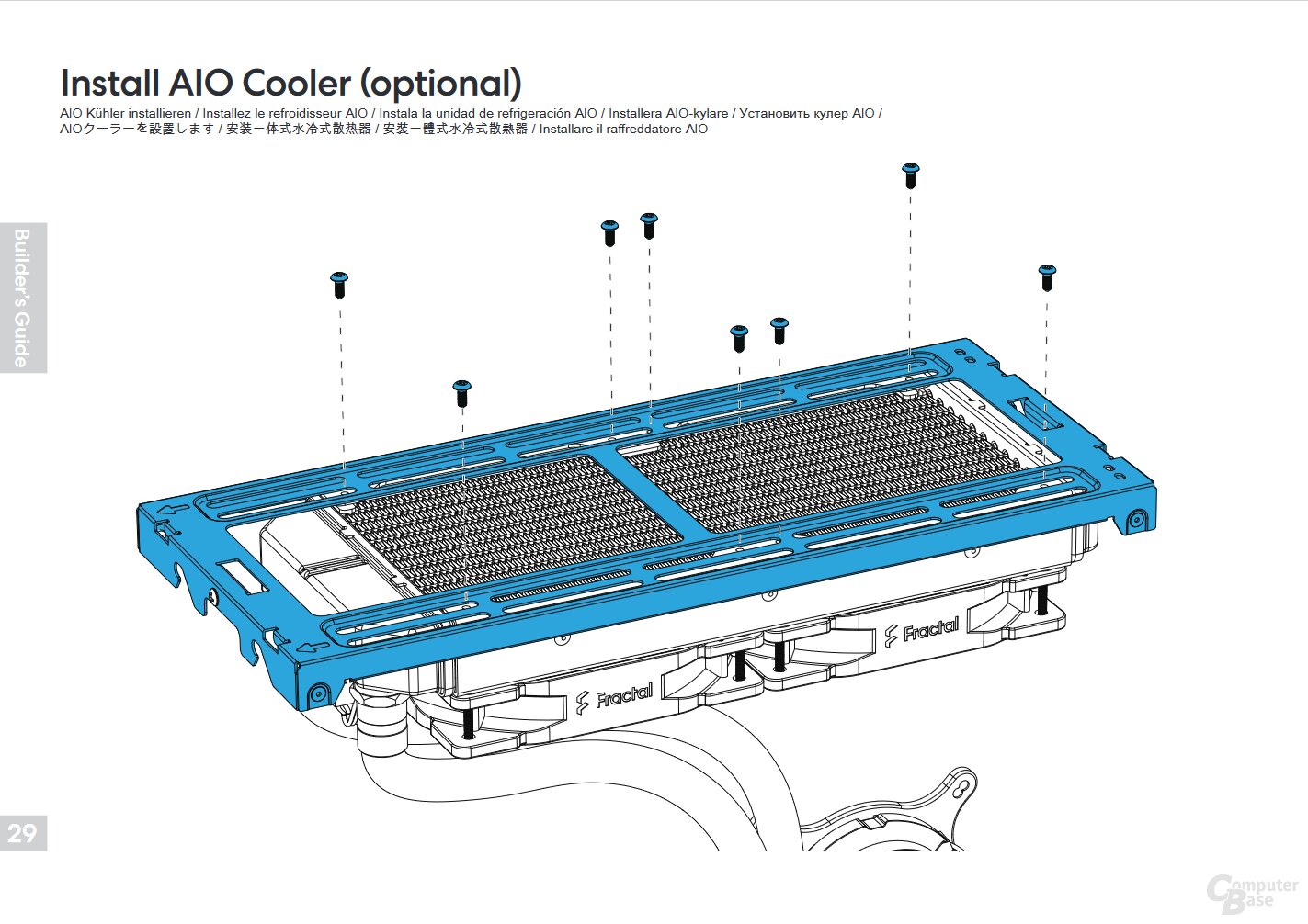 Fractal Design Era 2 en test : Installation du watercooling AiO