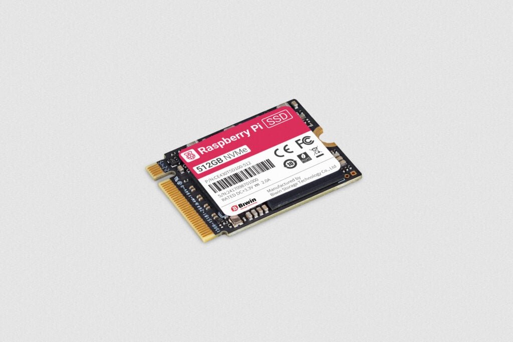 Raspberry Pi SSD med 512 GB