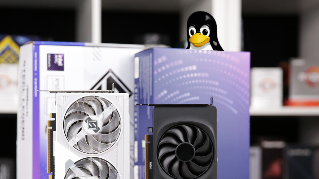 Intel Arc B580 under Linux i testen: Battlemage og pingvinen spiller allerede sammen?