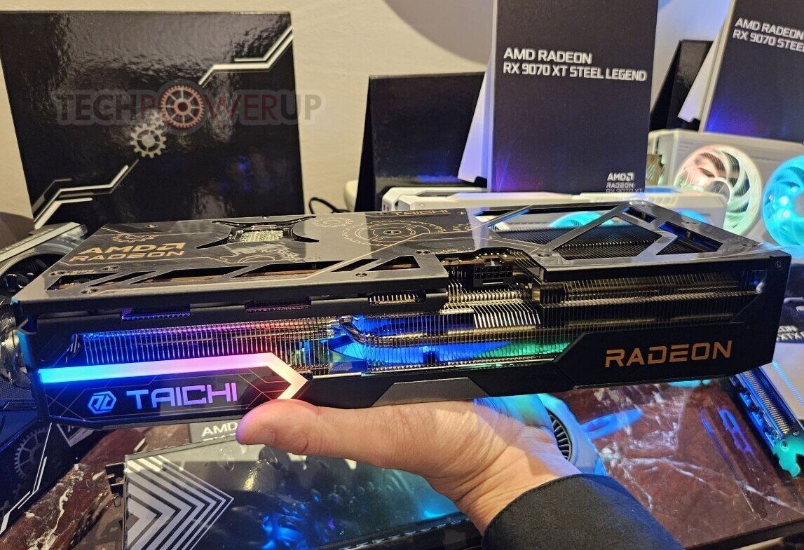 The ASRock Radeon RX 9070 (XT) Taichi uses 12V-2x6