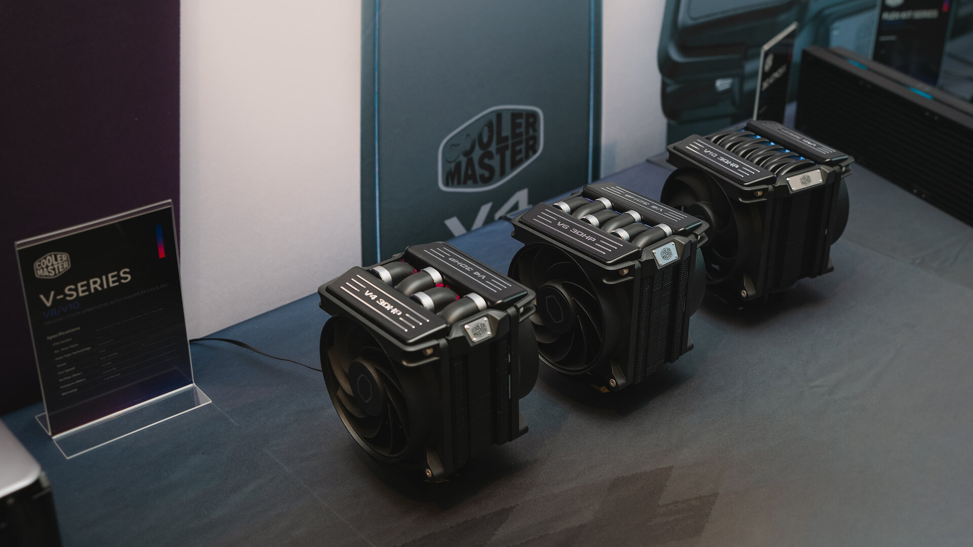 Cooler Master V series: V4, V6 and V10 3DHP