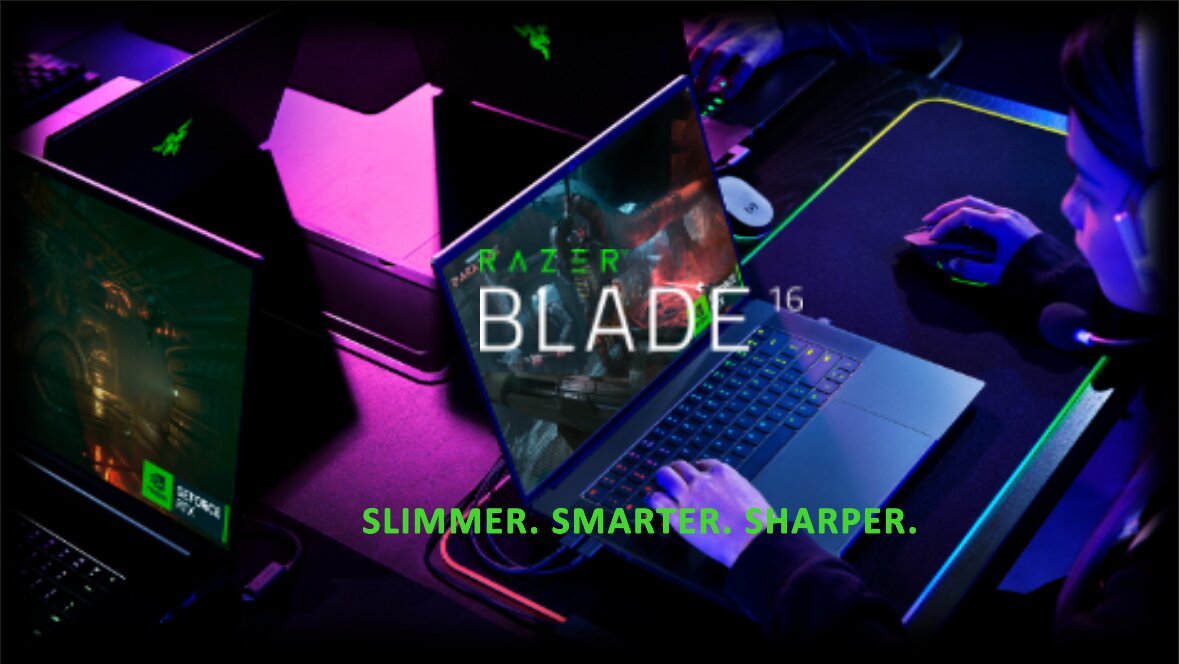 Den nya Razer Blade 16 (2025) med AMD Ryzen AI 300 och Nvidia GeForce RTX 5000 laptop GPU:er