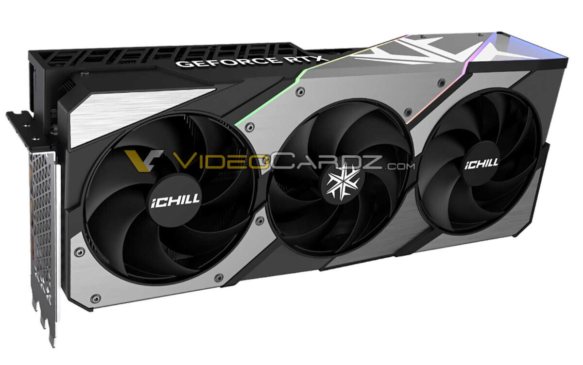 This is what the Inno3D GeForce RTX 5090 iChill X3 with 32GB GDDR7 should look like