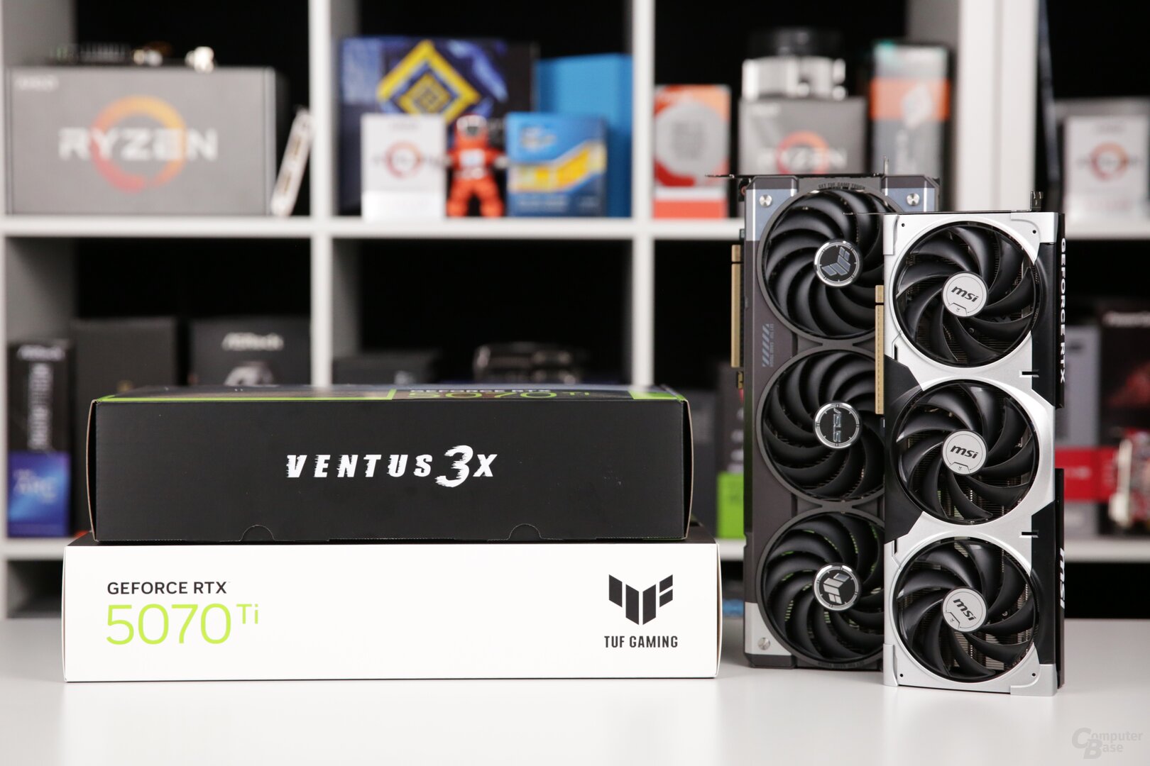 GEFORCE RTX 5070 TI CUSTOM-DESIGNS IM Test: ASUS TUF Gaming vs MSI Ventus 3X OC