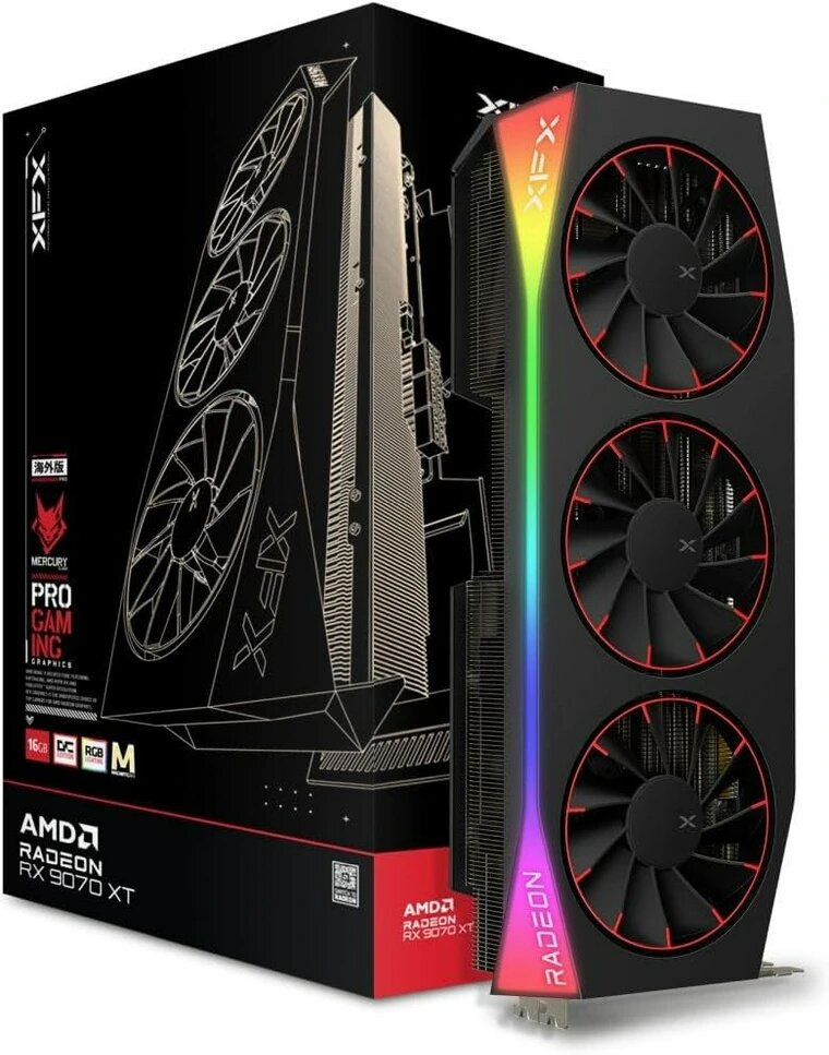 XFX Mercury RX 9070 XT Air Magnetic