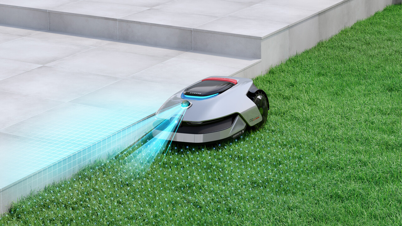 Sonho A2: Lawn Merry Robots com Lidar navegados e guardados de forma autônoma