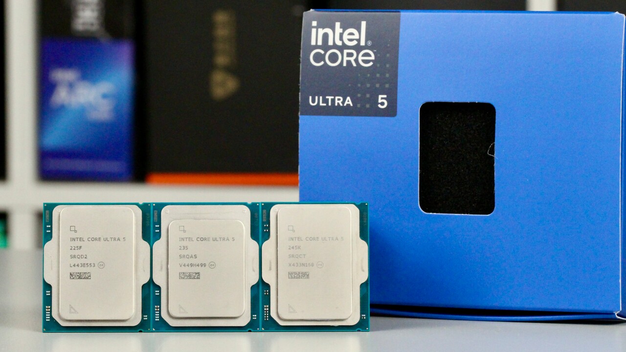 Intel Core Ultra 5 225F et 235 dans le test: rivaux très efficaces pour AMD Ryzen