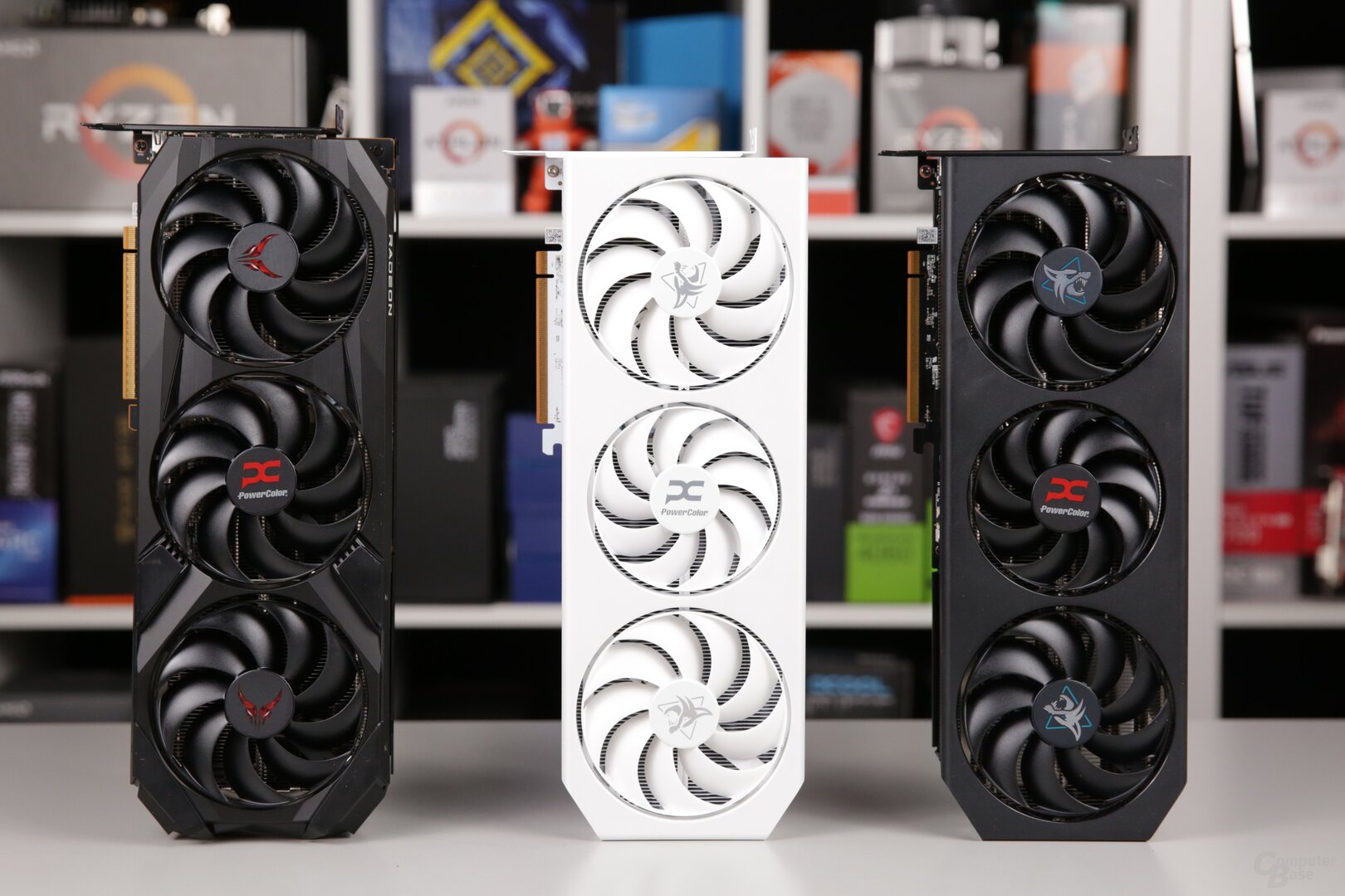 New to Radeon-RX-9070-Text-Custom Designs: PowerColor Red Devil and Hellhound (Spectral White)