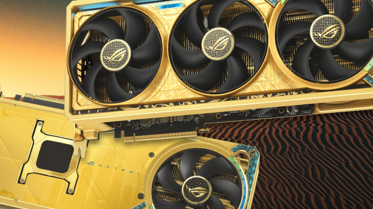 ASUS RTX 5090 Dhahab: La carte graphique avec 6,5 grammes d'or fin coûte autant