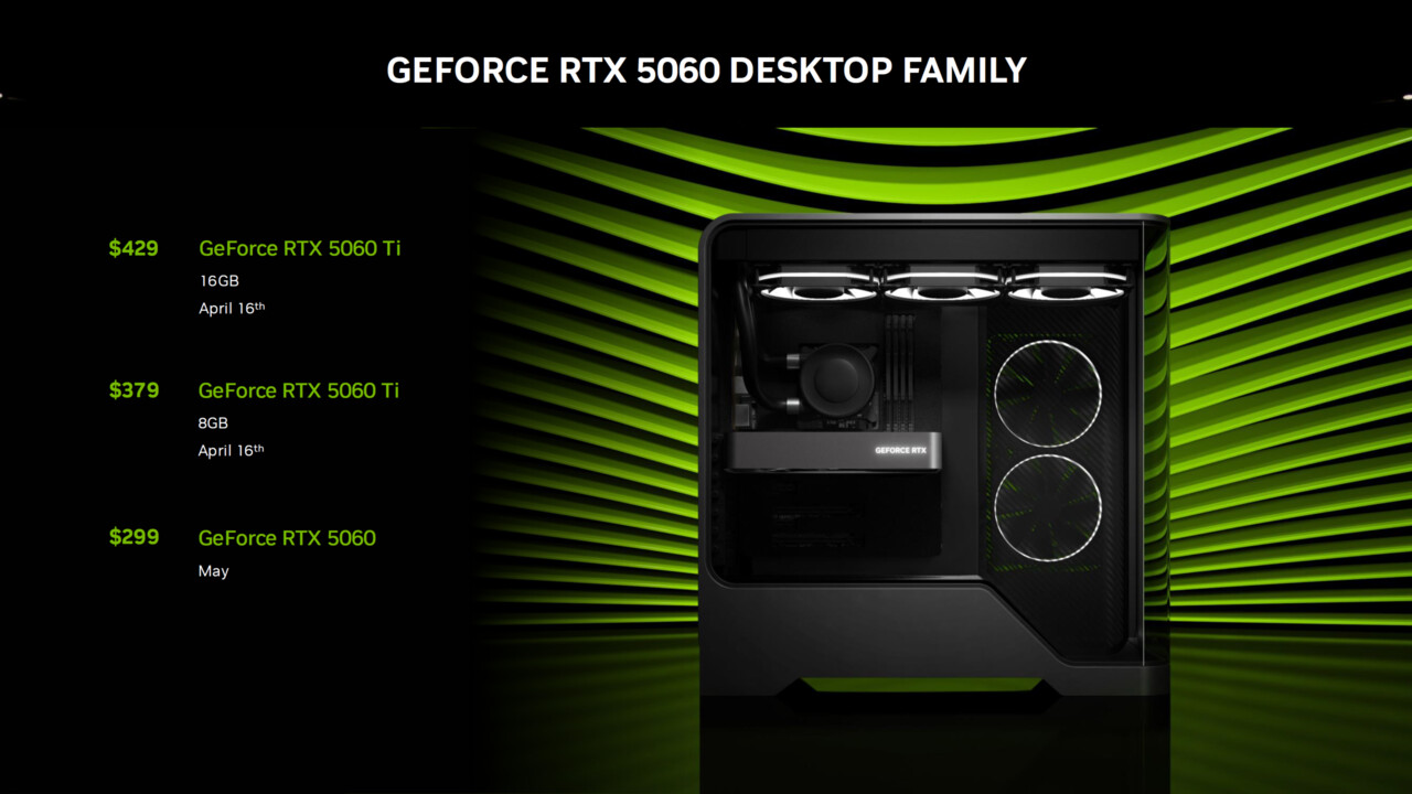 Aucun test au début: Nvidia ne doit pas fournir de pilote pour le RTX 5060 8 Go à l'avance