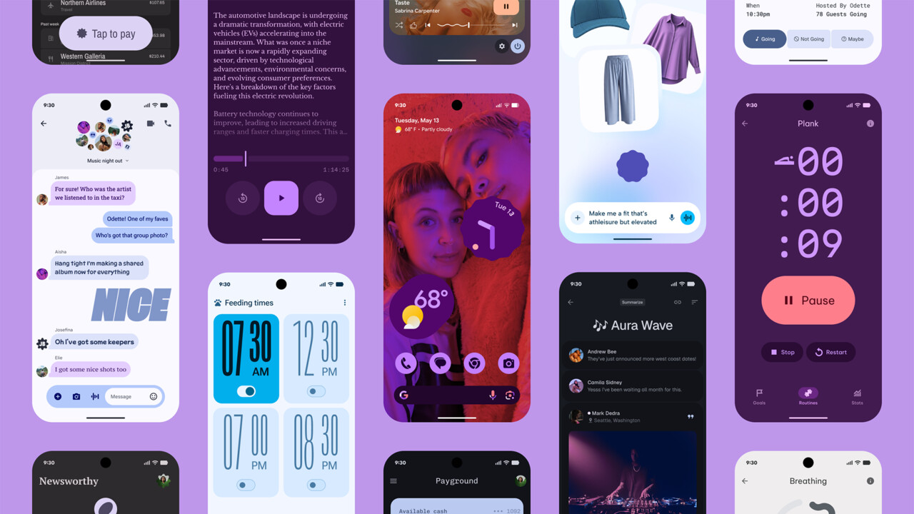 Ekspressivt materiale 3: Android 16 og Wear OS 6 bringer et nyt UI-design