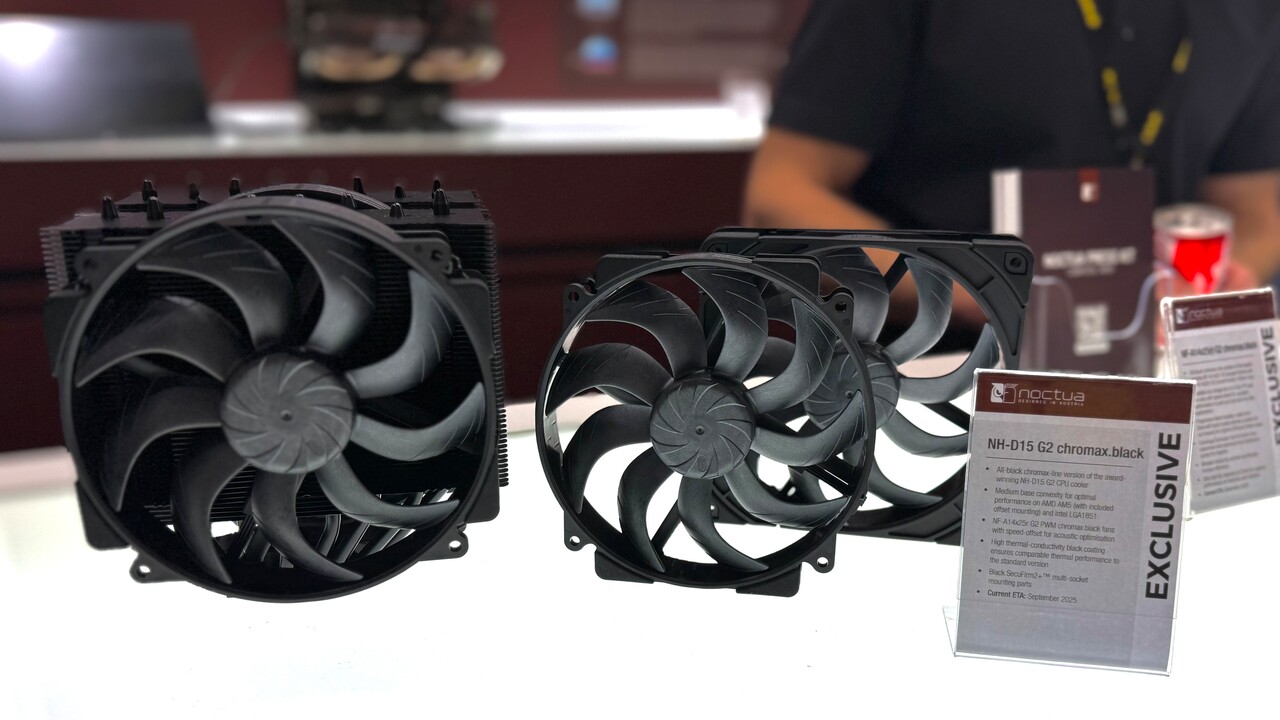 Noctua chromax.black: päivämäärät Black NH-D15 G2 & Black NF-A14X25(R) G2