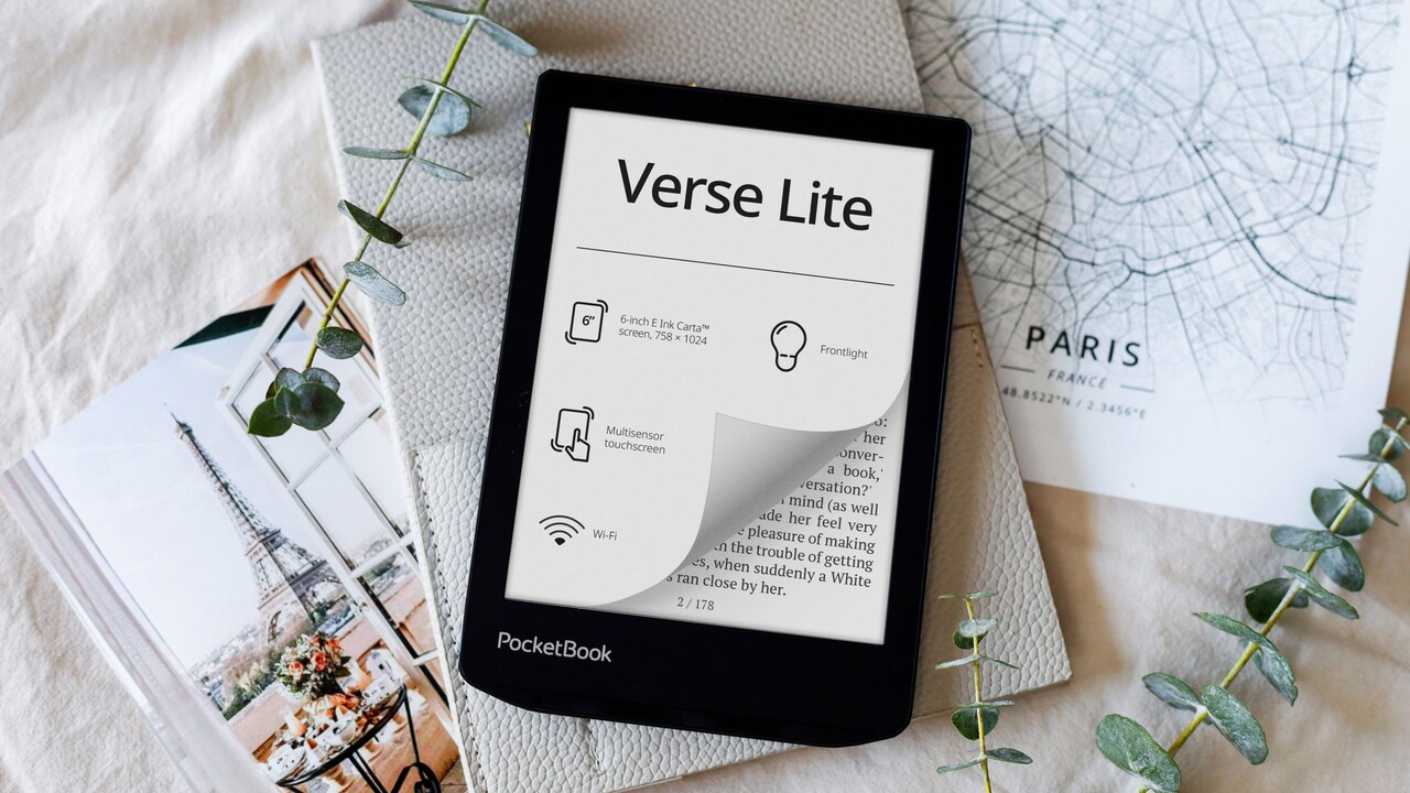 Pocketbook: Verse Lite är e-bokläsaren för nybörjare för 115 euro