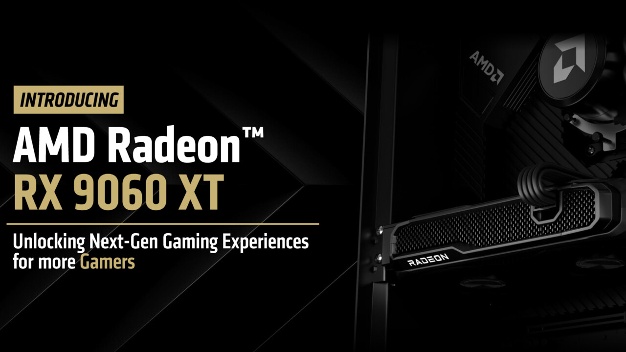 Radeon RX 9060 XT: avec 16 Go pour 349 $, légèrement derrière le RTX 5060 Ti 16 Go