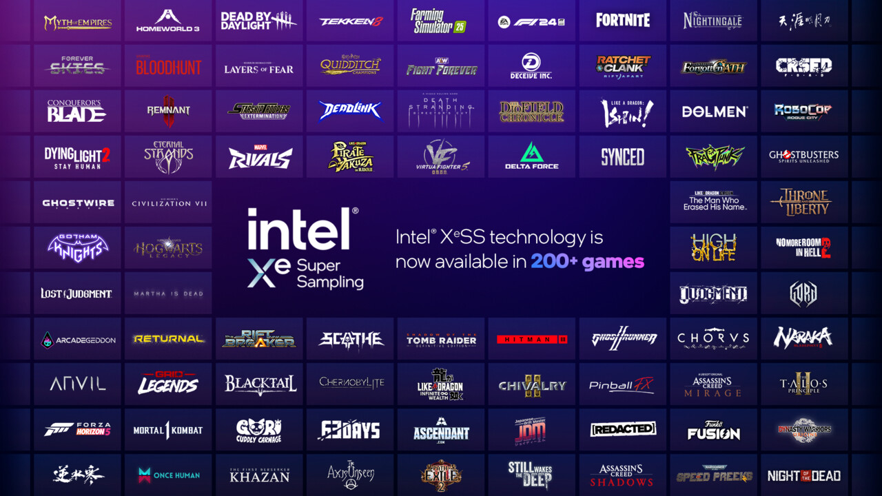 Technologie de mise à l'échelle: Intel Xess est soutenu dans plus de 200 jeux